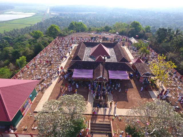 Devi Temple arial view 1